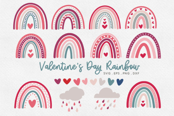 Valentine's Day Boho Rainbow&nbsp; - Download Now