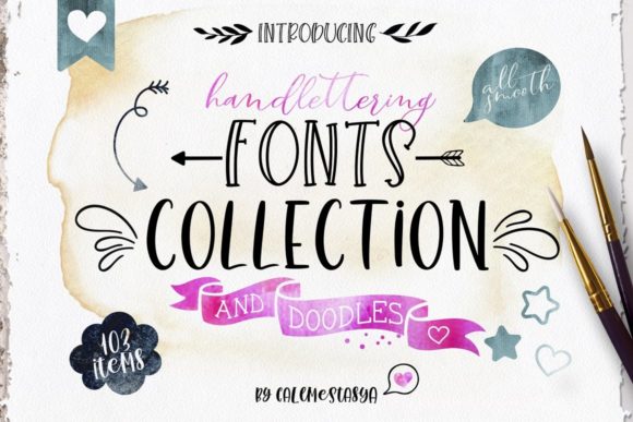 Handlettering Fonts Collection - Download Now
