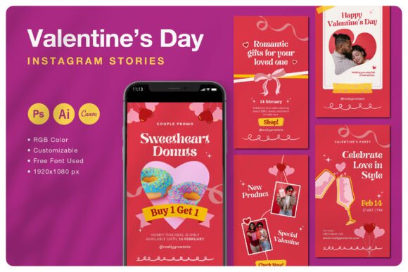 Valentines Day Instagram Story - Download Now